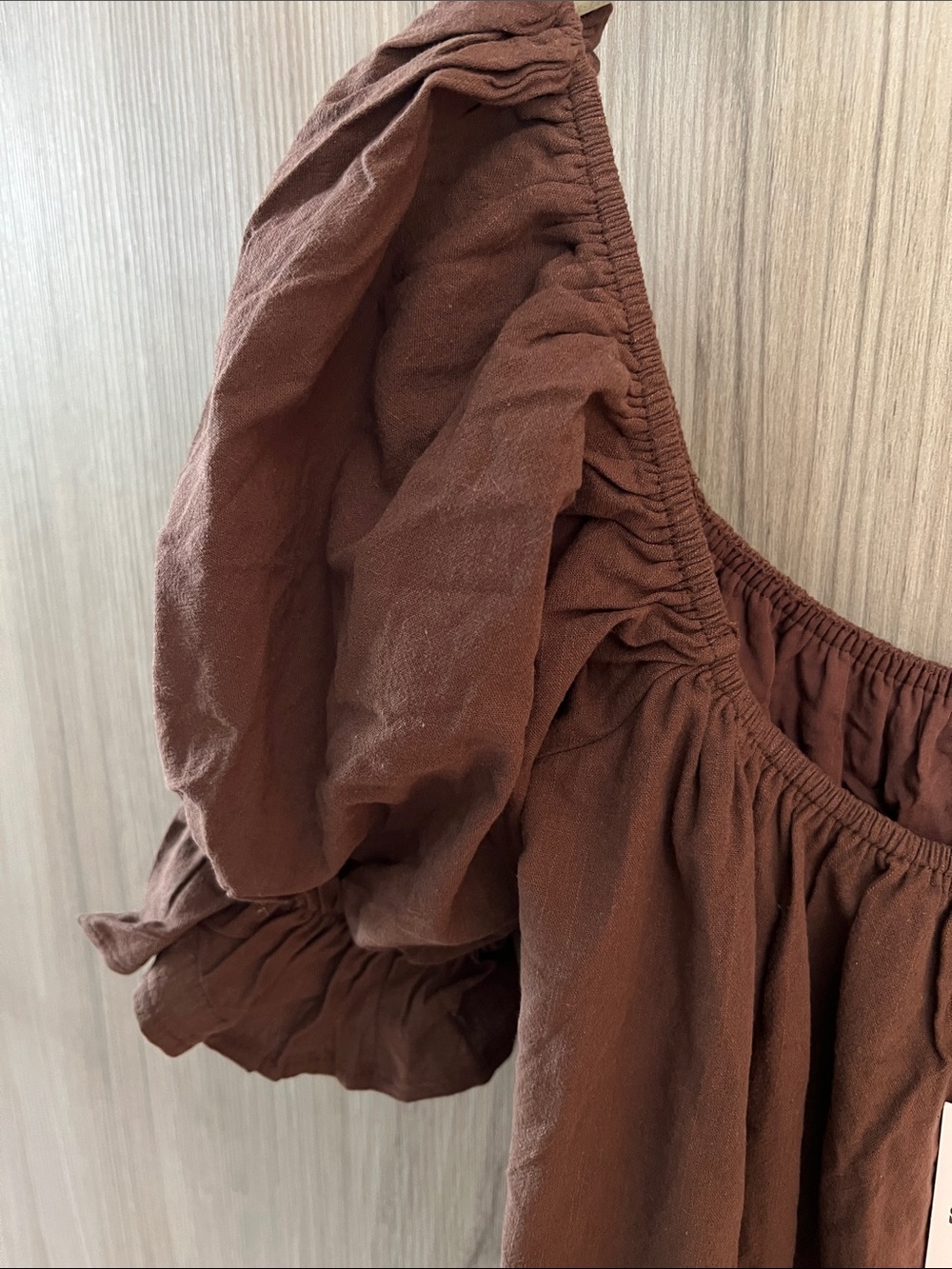 NWT REVOLVE Australia SHOWPO Zaharrah tiered midi dress US 6 chocolate brown - Picture 6 of 11